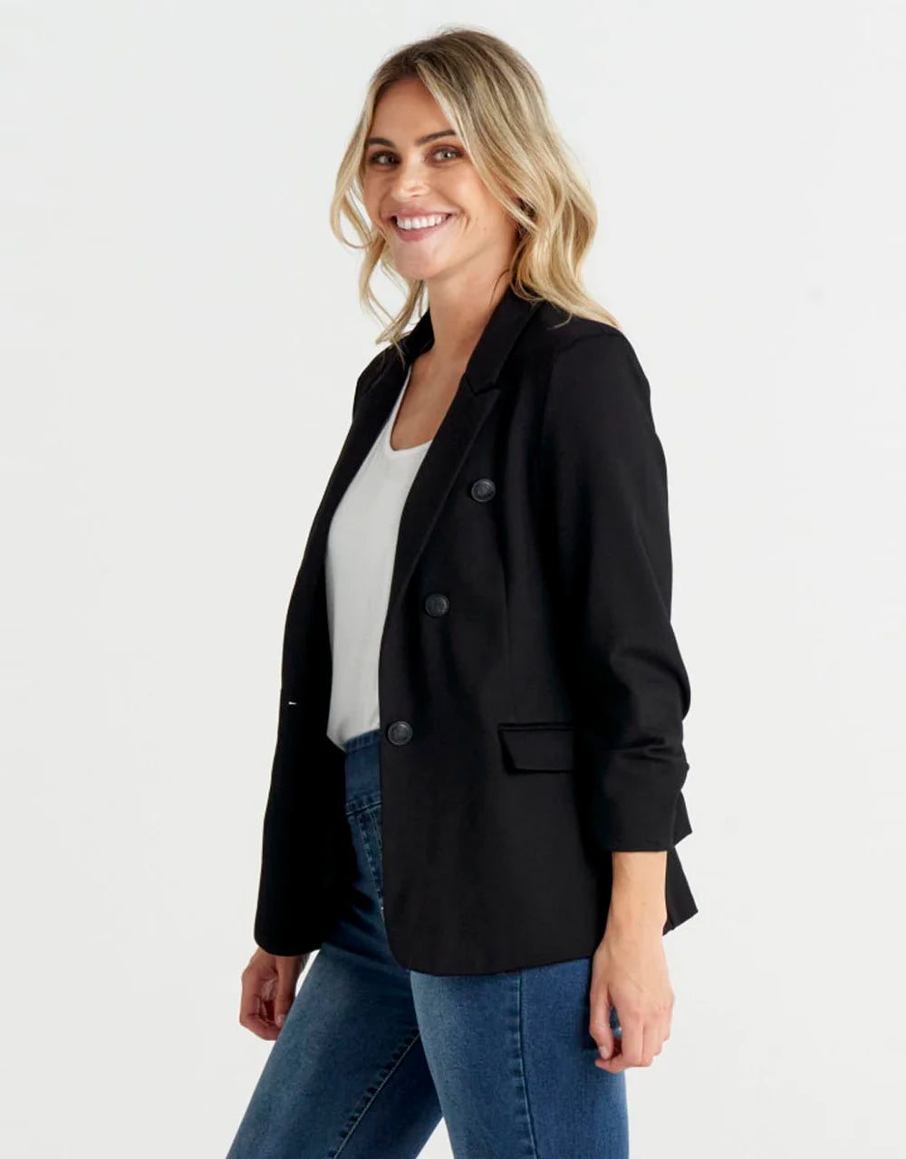 Voila Ponte Black Blazer