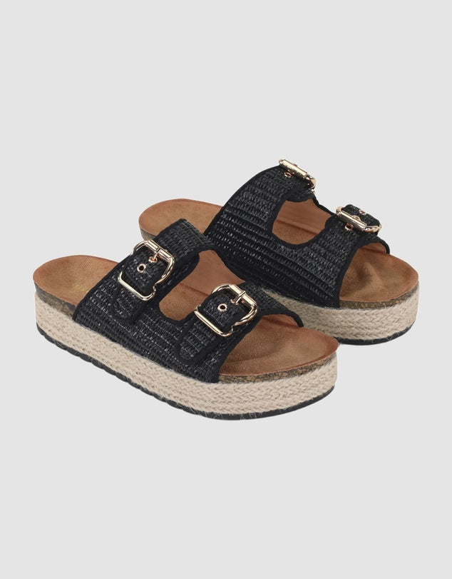 Los Cabos Jetz Black Sandal