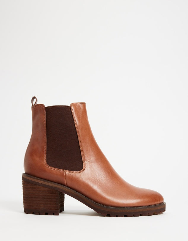 Biscoti Chesnut Leather Boots