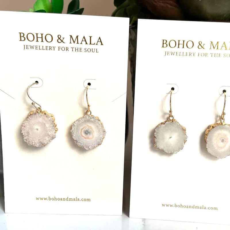 Solar Quartz Earrings