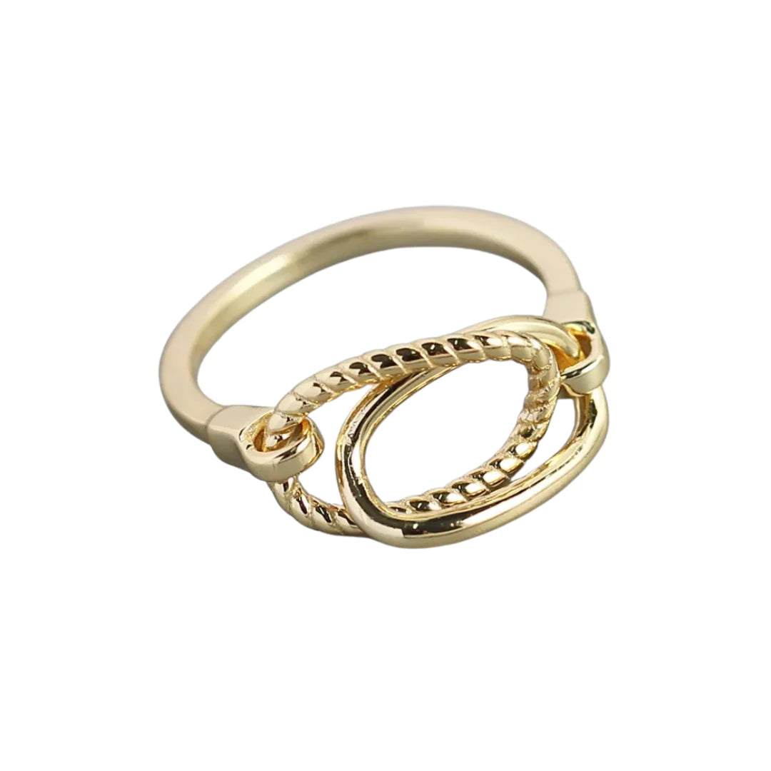 18K Gold Plated Dainty Ring