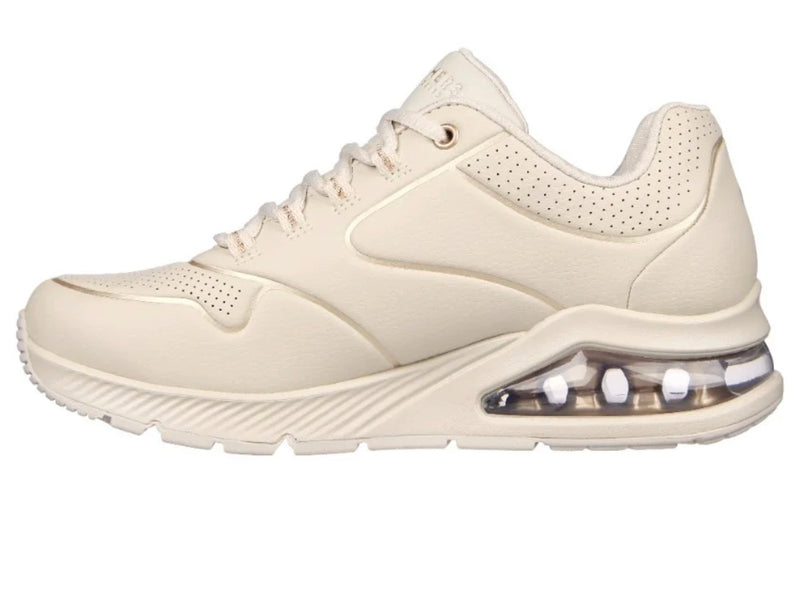 Skechers Off White Golden trim