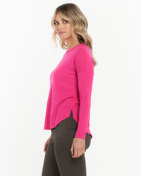 Polly Texture Cherry Pink Top