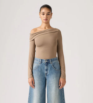 Levi's Clara Pine Bark Off Shoulder Top