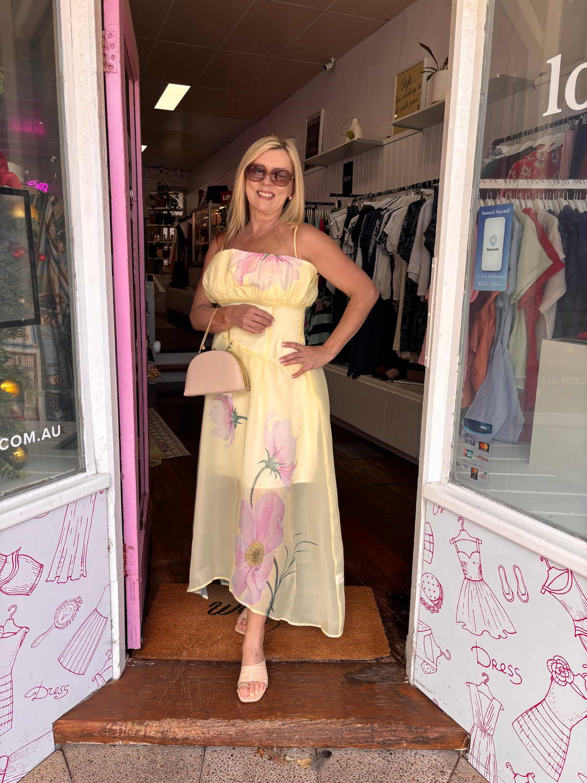 Atelier Tulip Maxi Dress Lemon