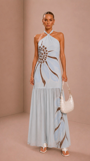 Ocean Breeze Halter Neck dress