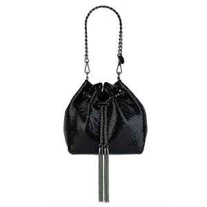 Olga Berg Sylvia Drawstring Mesh Bag Various Colours