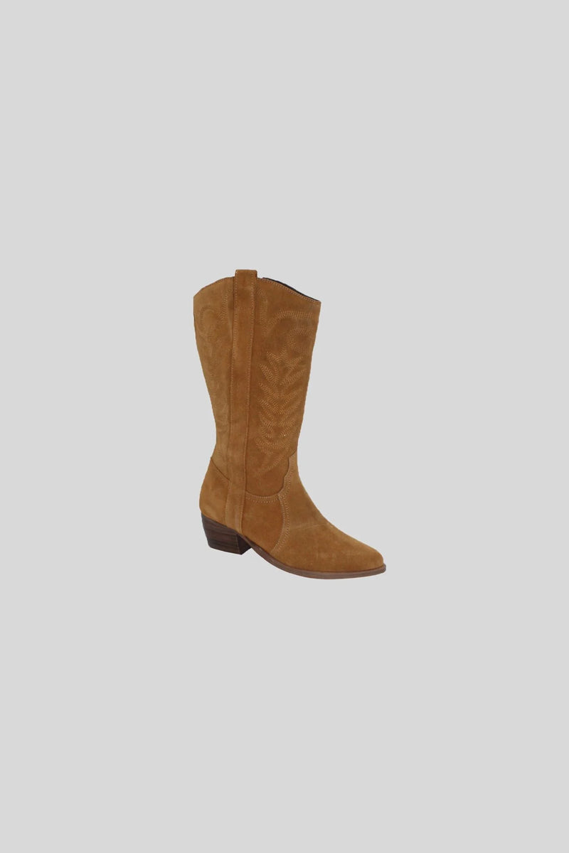 Tan Suede Dakota Boot