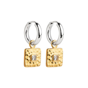 Tribute Clear White Topaz Earing