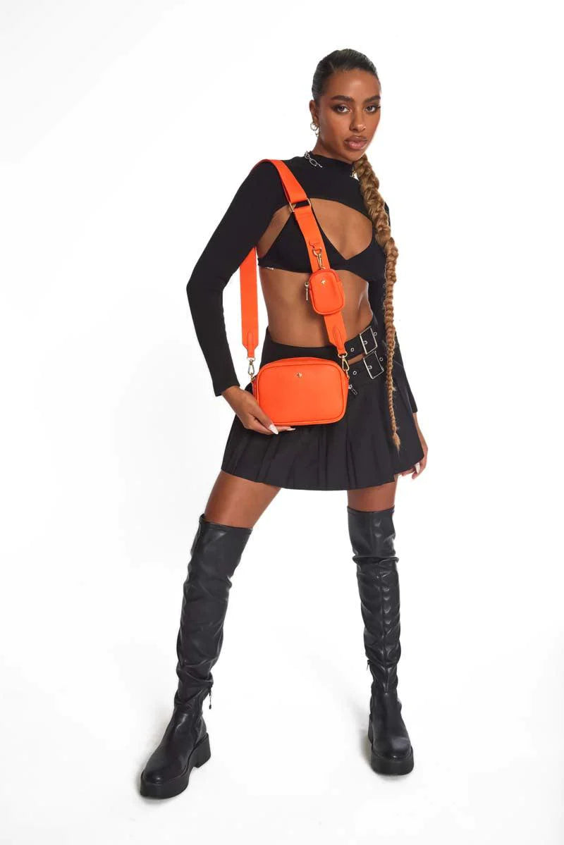 Justice Orange Handbag