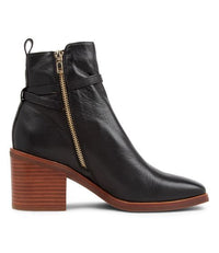Neep Leather Black Boot