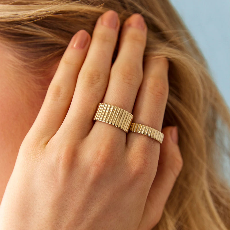 Raya Yellow Gold Wide Band