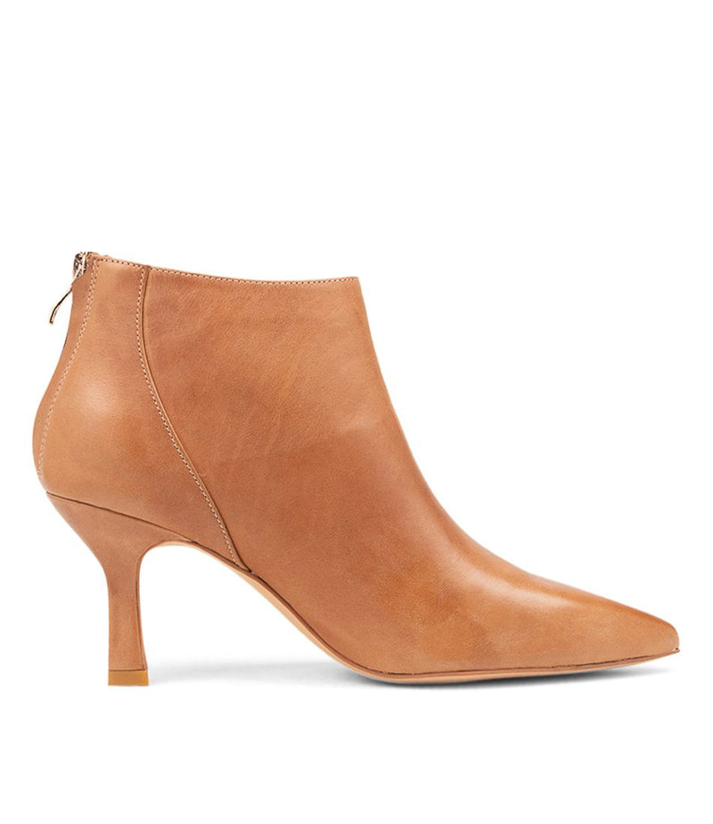 Lara Tan Leather Boot