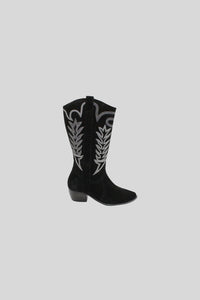 Black Suede Dakota Boot