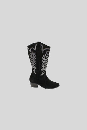 Black Suede Dakota Boot