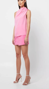 Give or Take Pink Top