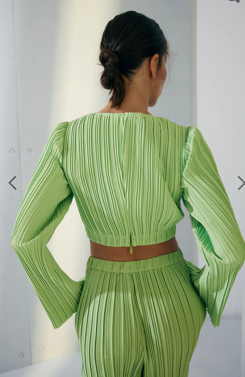 The Low Rider Celery Crop Top