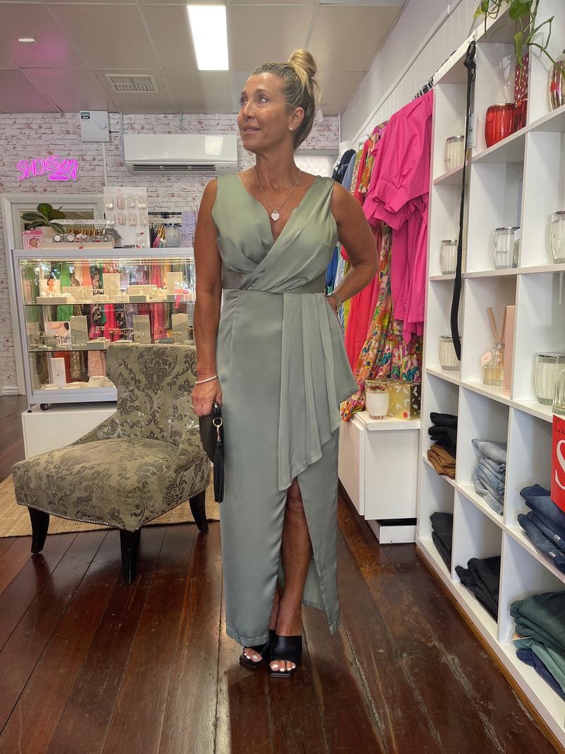 Goddess Sage Dress