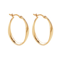 Cinta yellow gold hoop