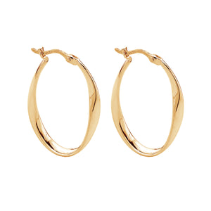 Cinta yellow gold hoop