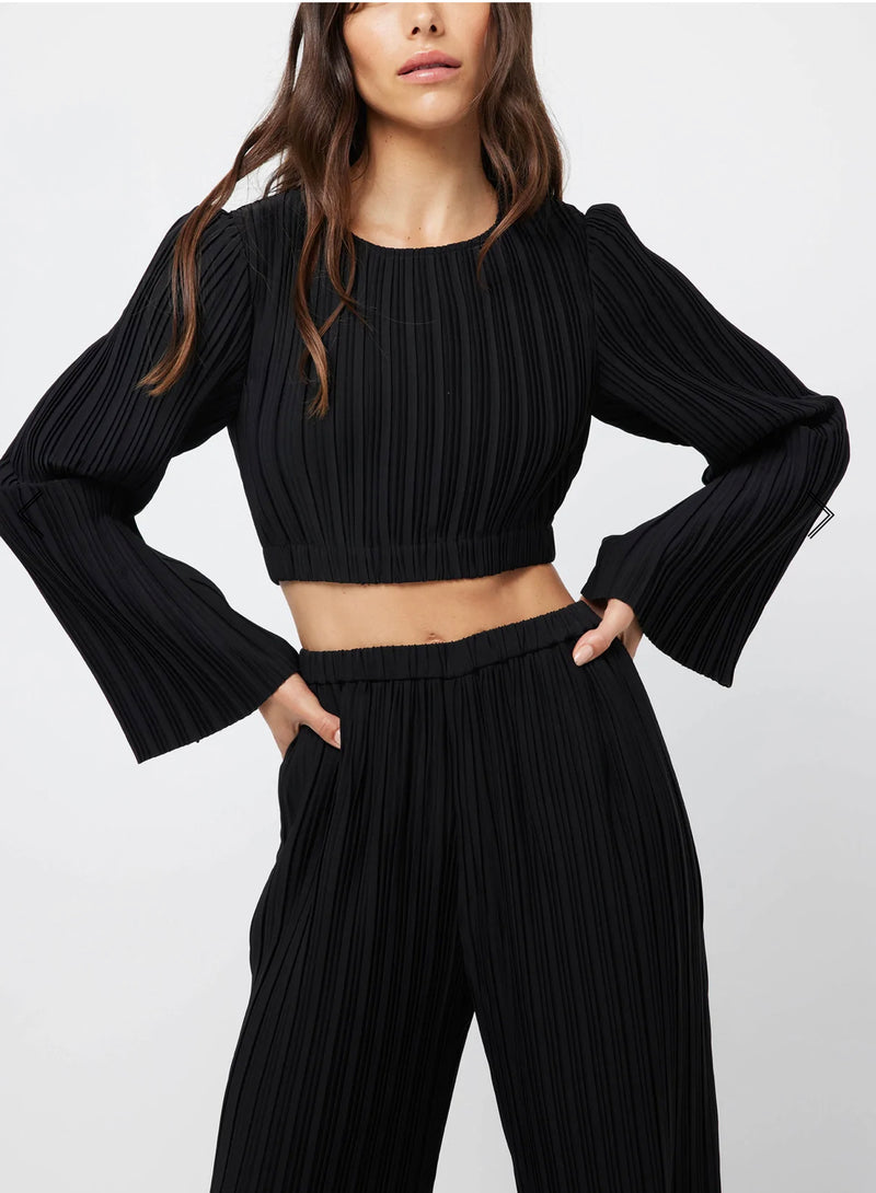The Low Rider Black Crop Top
