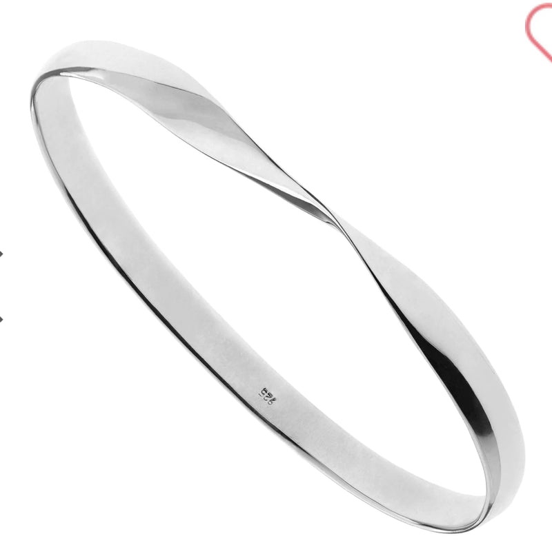 Garden Of Eden Silver Bangle 65mm