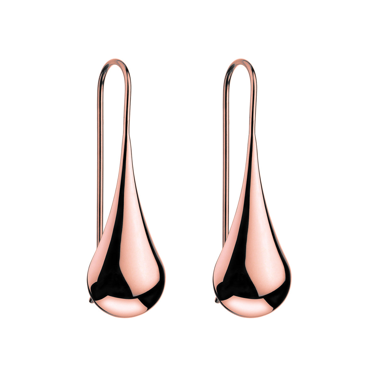 Weeping woman rose gold earring