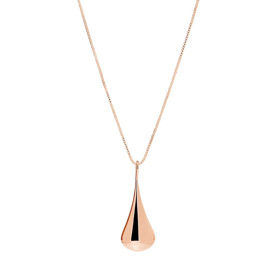 Weeping widow necklace rose gold