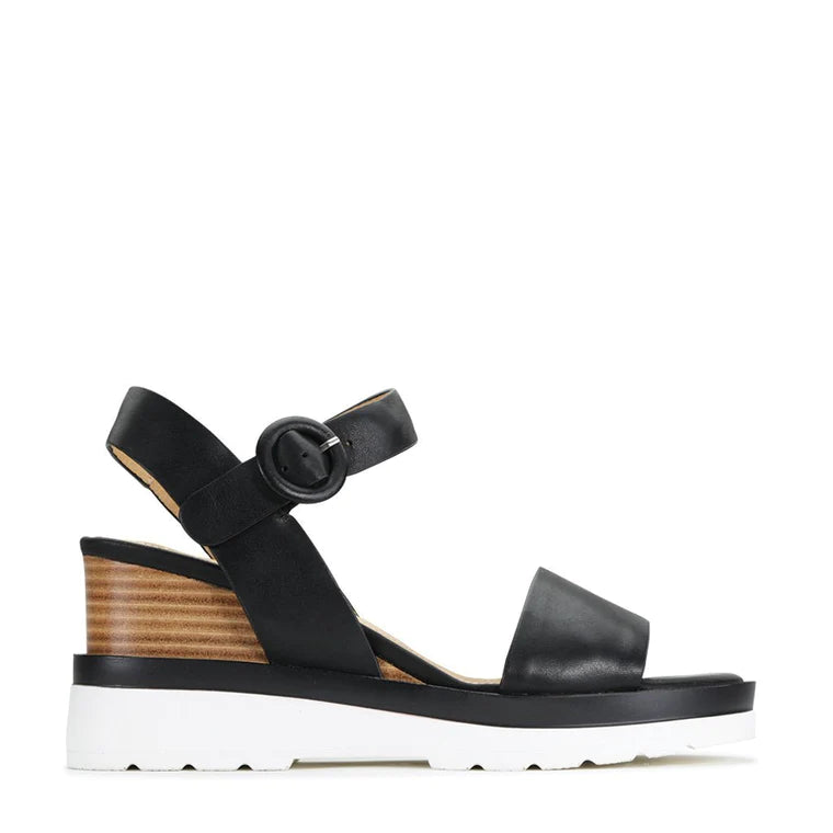Jadon Leather Black Sandals