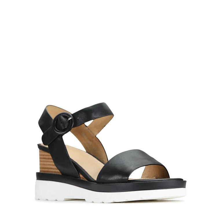 Jadon Leather Black Sandals