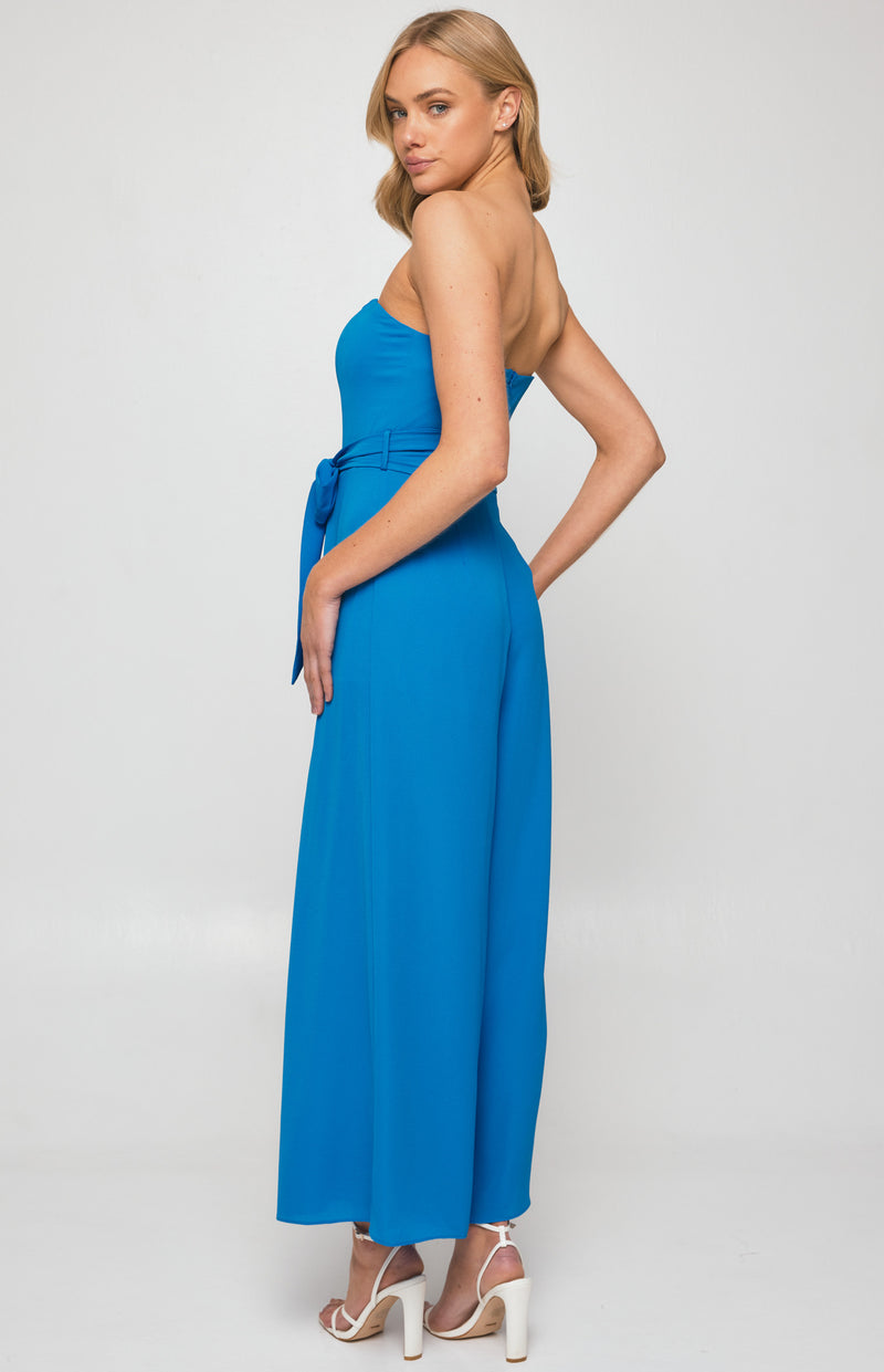 Gina Cobalt Jumpsuit